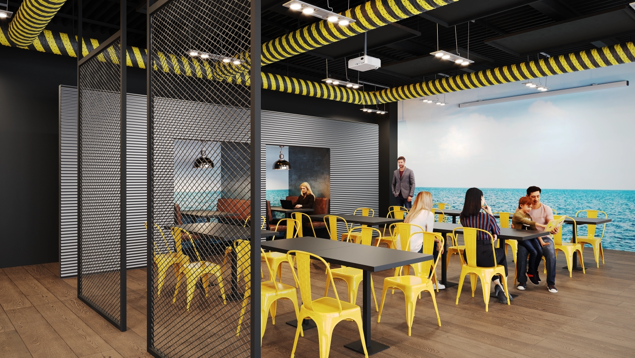 Raumkonzept Restaurant Cafe