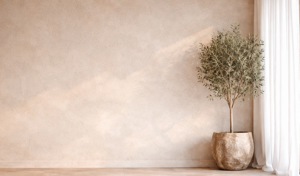 Kalkputz im Innenraum