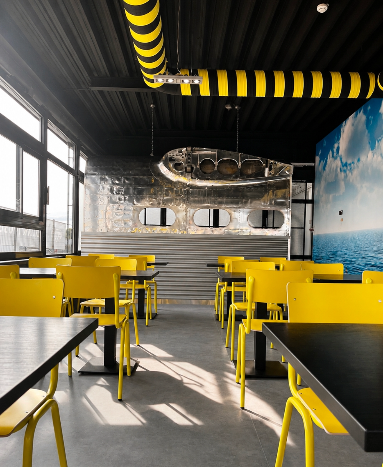 Restaurant Theke Flugzeug Sinsheim